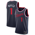 Rebec L.Clippers #1 Keaton Wagler Navy Swingman Stitched Jerseys - Icon Edition