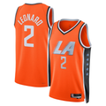 Rebec L.Clippers #2 Kawhi Leonard Orange 202526 Swingman Stitched Jerseys - City Edition