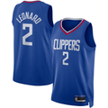 Rebec L.Clippers #2 Kawhi Leonard Royal Swingman Stitched Jerseys - Icon Edition