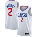 Rebec L.Clippers #2 Kawhi Leonard White Swingman Stitched Jerseys - Association Edition