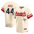 Rebec LA.Angels #44 Ben Joyce Player Cream City Connect Limited Home Stitched Jerseys