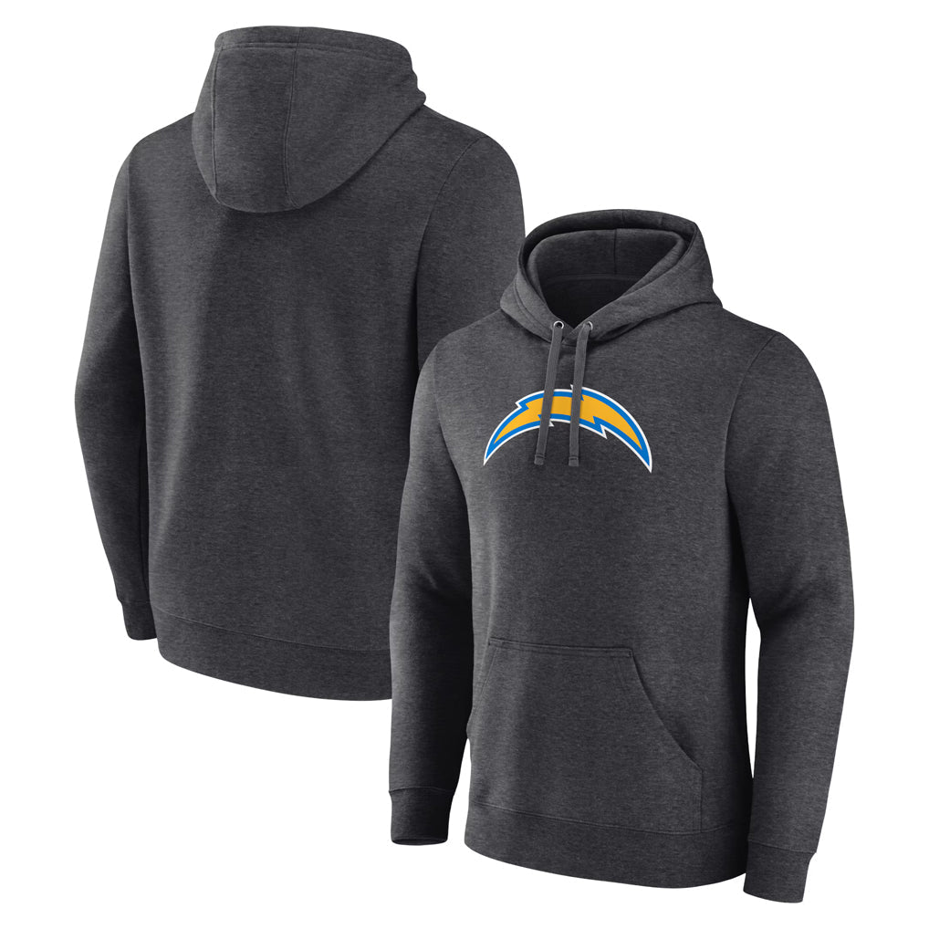 Rebec LA.Chargers Gray Pullover Hoodies Home Game Blank Player Stitched Jerseys