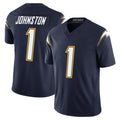 Rebec LA.Chargers #1 Quentin Johnston Player Olive 2025 Salute To Service Limited Game Stitched Jerseys