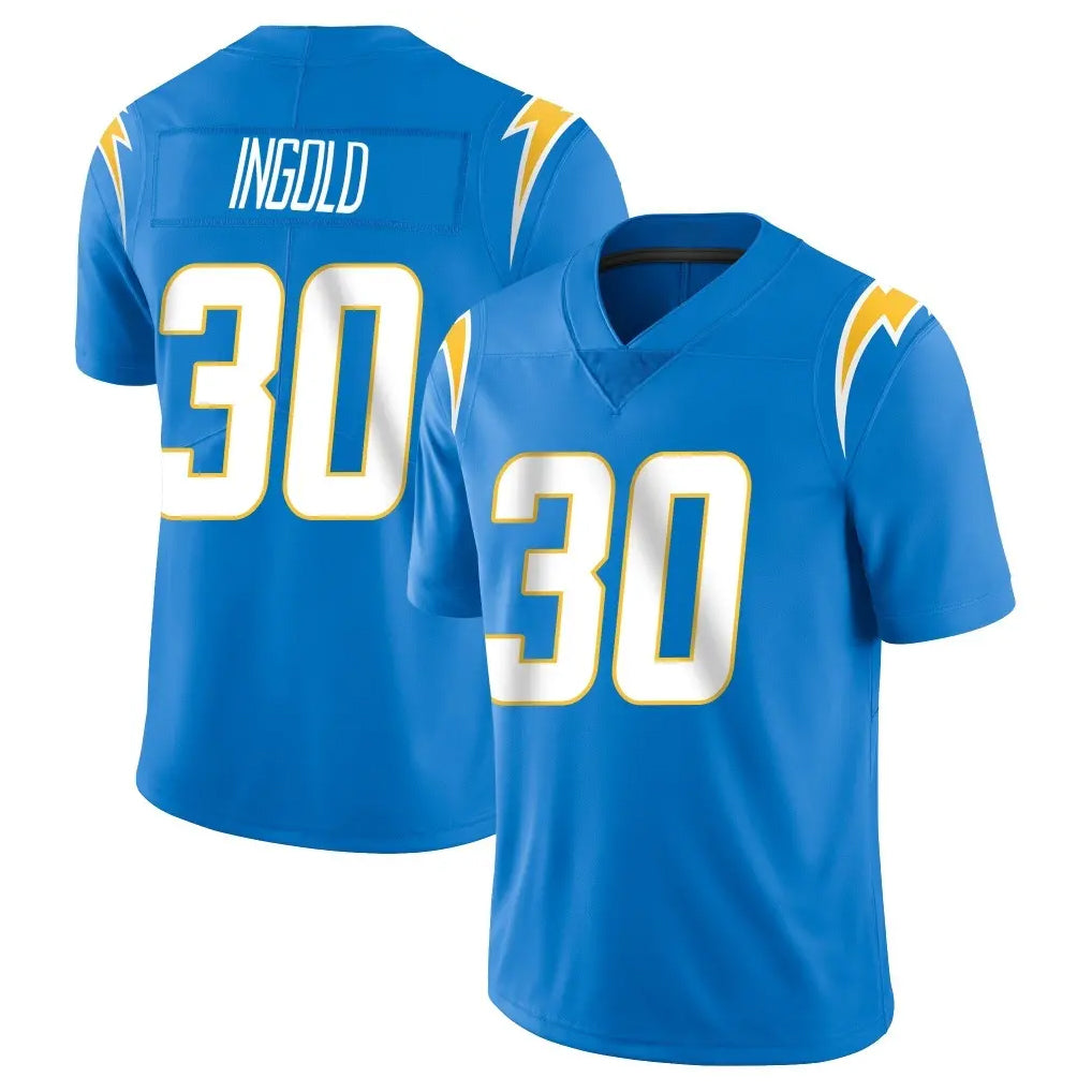 Rebec LA.Chargers #30 Alec Ingold Player Blue Limited Vapor Untouchable Home Game Stitched Jerseys