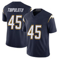 Rebec LA.Chargers #45 Tuli Tuipulotu Player Navy Vapor F.U.S.E. Limited Home Game Stitched Jerseys
