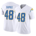 Rebec LA.Chargers #48 Bud Dupree Player White Limited Vapor F.U.S.E. Home Game Stitched Jerseys
