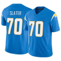 Rebec LA.Chargers #70 Rashawn Slater Player Blue Limited Vapor F.U.S.E. Home Game Stitched Jerseys