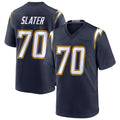 Rebec LA.Chargers #70 Rashawn Slater Player Navy Alternate Home Game Stitched Jerseys