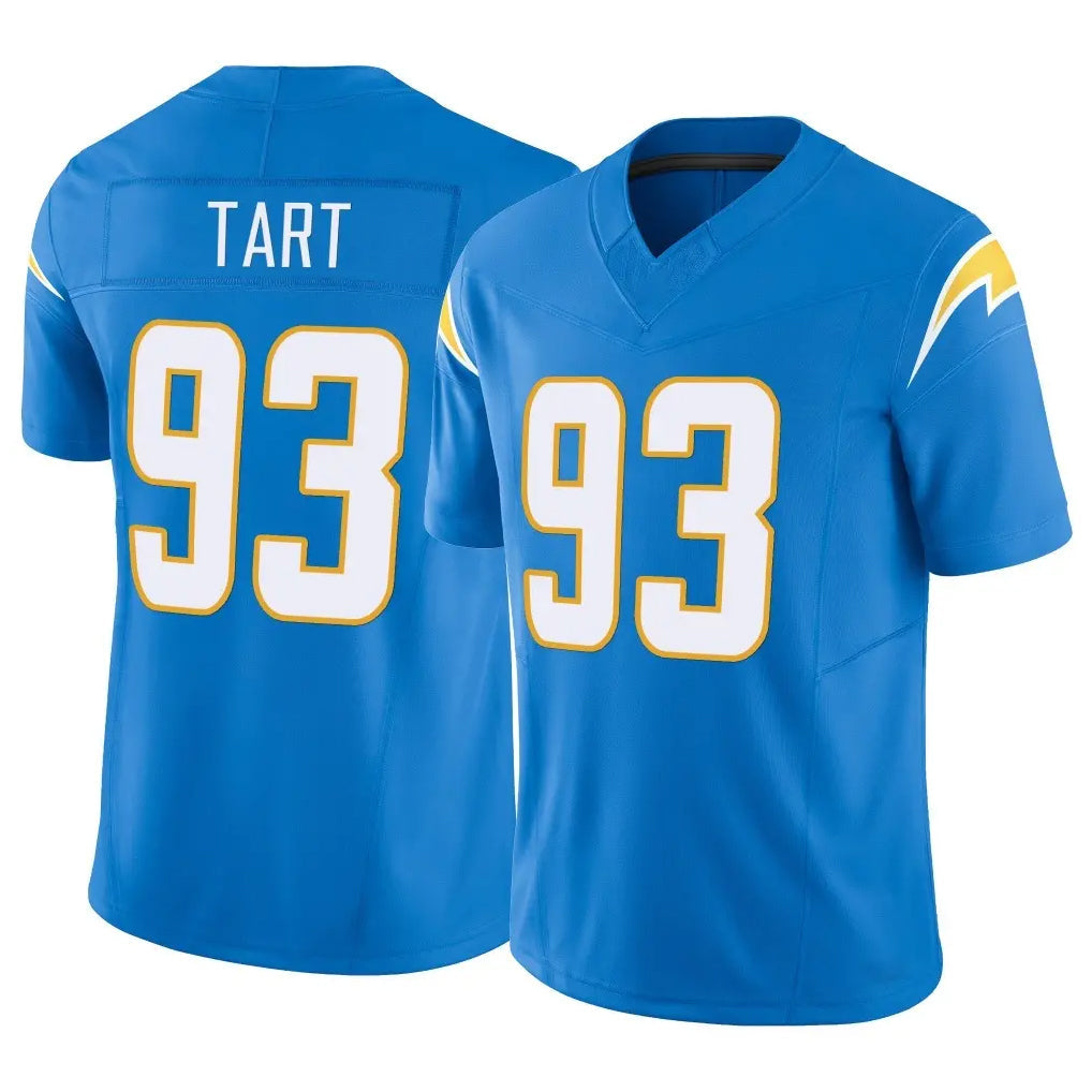Rebec LA.Chargers #93 Teair Tart Player Blue Limited Vapor F.U.S.E. Home Game Stitched Jerseys