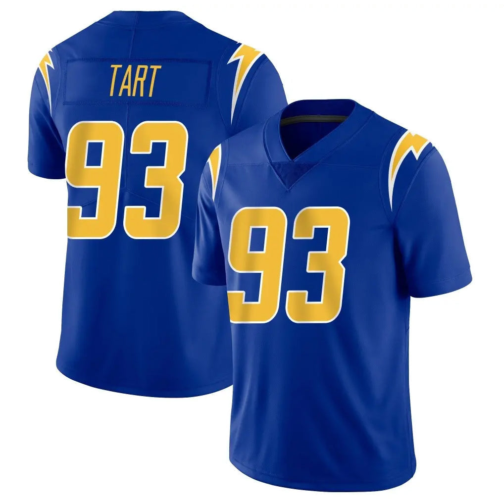 Rebec LA.Chargers #93 Teair Tart Player Royal Limited Vapor Home Game Stitched Jerseys
