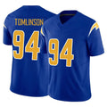 Rebec LA.Chargers #94 Dalvin Tomlinson Player Royal Limited Vapor F.U.S.E. Home Game Stitched Jerseys