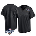 Rebec LA.Dodgers #11 Roki Sasaki Player Black World Series Pitch Fashion T-shirt Stitched Jerseys