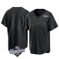 Rebec LA.Dodgers #16 Will Smith Player Black World Series Pitch Fashion T-shirt Stitched Jerseys