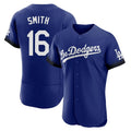 Rebec LA.Dodgers #16 Will Smith Player Royal City Connect Elite Home Stitched Jerseys