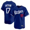 Rebec LA.Dodgers #17 Shohei Ohtani Player Royal Limited Home Stitched Jerseys