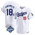 Rebec LA.Dodgers #18 Yoshinobu Yamamoto Player White-Royal Tokyo Series Vapor Premier Limited Stitched Jerseys