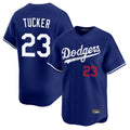 Rebec LA.Dodgers #23 Kyle Tucker Player Royal Limited Home Stitched Jerseys