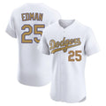 Rebec LA.Dodgers #25 Tommy Edman Player Gold Limited Elite Home Stitched Jerseys