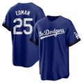 Rebec LA.Dodgers #25 Tommy Edman Player Royal City Connect Home Game Stitched Jerseys