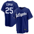 Rebec LA.Dodgers #25 Tommy Edman Player Royal Game Stitched Jerseys