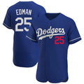 Rebec LA.Dodgers #25 Tommy Edman Player Royal Limited Elite Home Stitched Jerseys