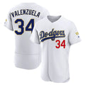 Rebec LA.Dodgers #34 Fernando Valenzuela Player Gold White 2026 Collection Stadium Limited Elite Stitched Jerseys