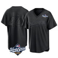 Rebec LA.Dodgers #44 Andy Pages Player Black World Series Pitch Fashion T-shirt Stitched Jerseys