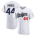 Rebec LA.Dodgers #44 Andy Pages Player Gold White 2026 Collection Stadium Limited Elite Stitched Jerseys