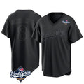 Rebec LA.Dodgers #8 Enrique Hern¨¢ndez Player Black World Series Pitch Fashion T-shirt Stitched Jerseys