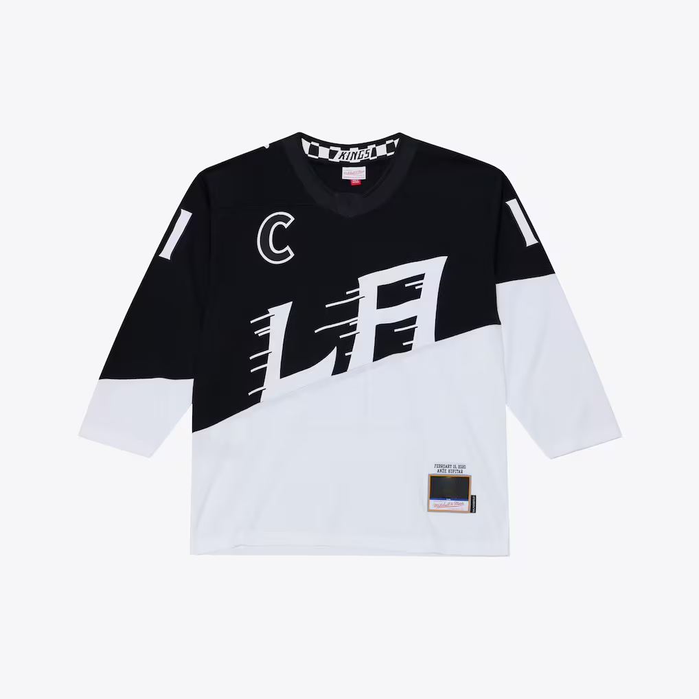 Rebec LA.Kings Anze Kopitar Mitchell & Ness Black 2020 Power Play Jerseys