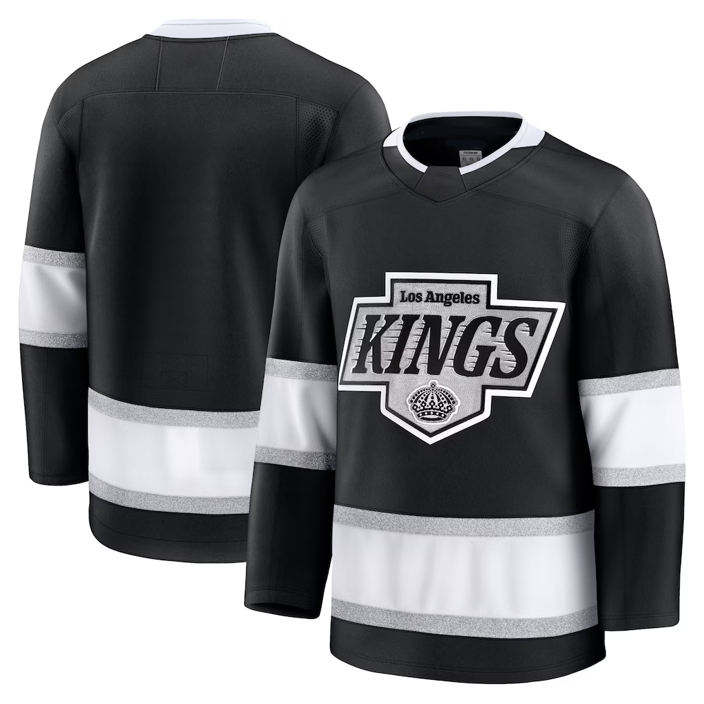Rebec LA.Kings Black Home Premium Jerseys