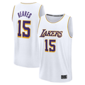 Rebec LA.Lakers #15 Austin Reaves White Fast Break Replica Player Stitched Jerseys - Association Edition