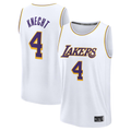 Rebec LA.Lakers #4 Dalton Knecht White Fast Break Replica Player Stitched Jerseys - Association Edition