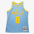 Rebec LA.Lakers #8 Kobe Bryant Mitchell & Ness Powder Blue 200102 Hardwood Classics Authentic Player Stitched Jerseys