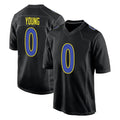 Rebec LA.Rams #0 Byron Young Player Black Fashion Limited Home Game Stitched Jerseys