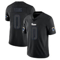 Rebec LA.Rams #0 Byron Young Player Black Impact Limited Home Game Stitched Jerseys