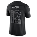 Rebec  LA.Rams #12 Puka Nacua Black 2026 Salute to Service Stitched Limited Jersey