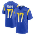 Rebec LA.Rams #17 Davante Adams Player Royal Home Game Stitched Jerseys