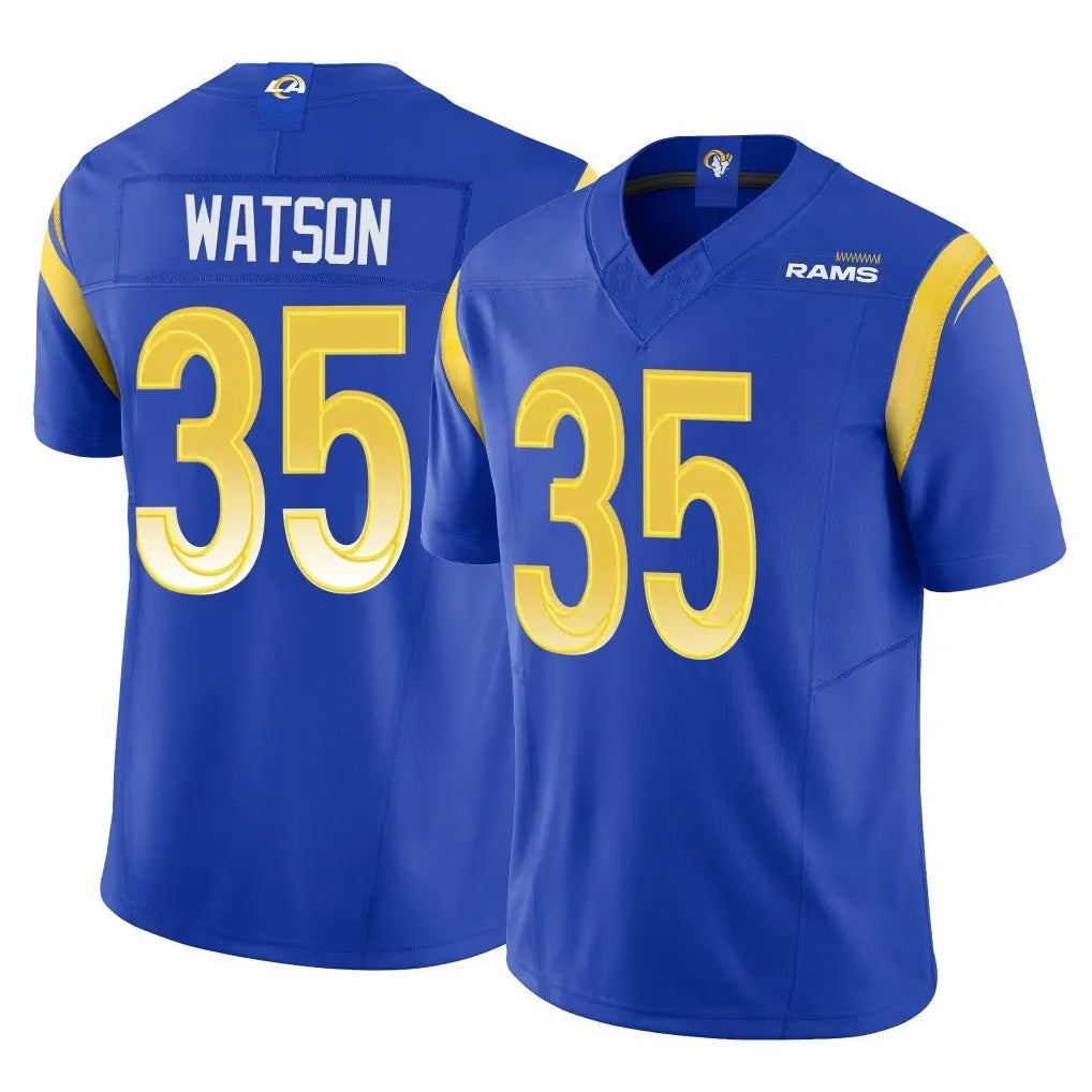 Rebec LA.Rams #35 Jaylen Watson Player Royal Limited Vapor F.U.S.E. Home Game Stitched Jerseys