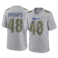Rebec LA.Rams #48 Omar Speights Player Gray Atmosphere Fashion Home Game Stitched Jerseys