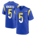 Rebec LA.Rams #5 Kamren Kinchens Player Royal Home Game Stitched Jerseys