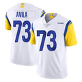 Rebec LA.Rams #73 Steve Avila Player White Limited Vapor Untouchable Home Game Stitched Jerseys