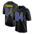 Rebec LA.Rams #84 Colby Parkinson Player Black Fashion Limited Home Game Stitched Jerseys