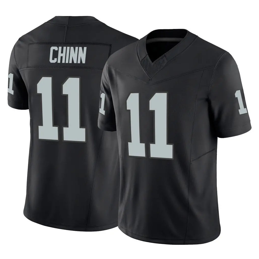 Rebec LV.Raiders #11 Jeremy Chinn Player Black Limited Vapor F.U.S.E. Home Game Stitched Jerseys