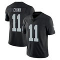 Rebec LV.Raiders #11 Jeremy Chinn Player Black Limited Vapor Untouchable Home Game Stitched Jerseys