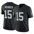 Rebec LV.Raiders #15 Fernando Mendoza Player Black Limited Vapor F.U.S.E. Home Game Stitched Jerseys