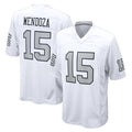 Rebec LV.Raiders #15 Fernando Mendoza Player White Limited Home Game Stitched Jerseys