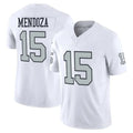 Rebec LV.Raiders #15 Fernando Mendoza Player White Vapor F.U.S.E. Limited Home Game Stitched Jerseys