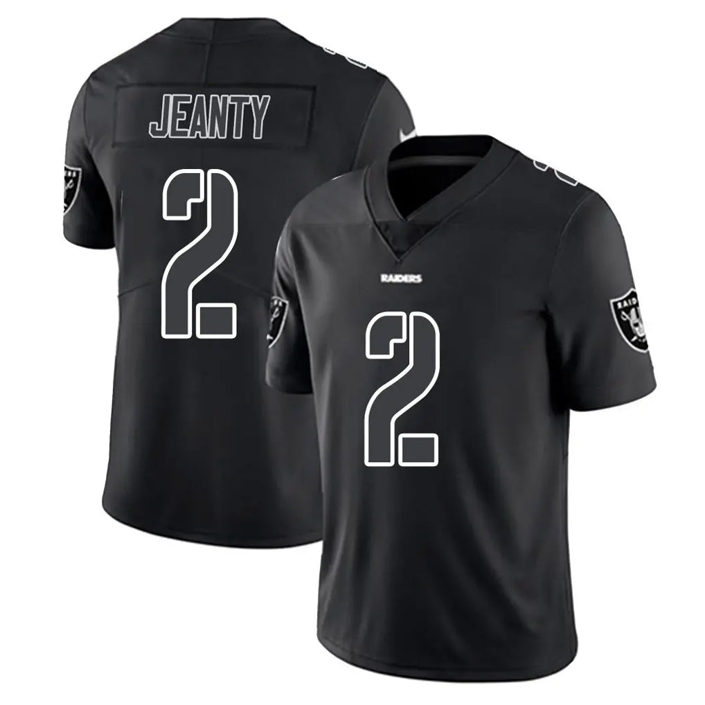 Rebec LV.Raiders #2 Ashton Jeanty Player Black Limited Black Impact Home Game Stitched Jerseys