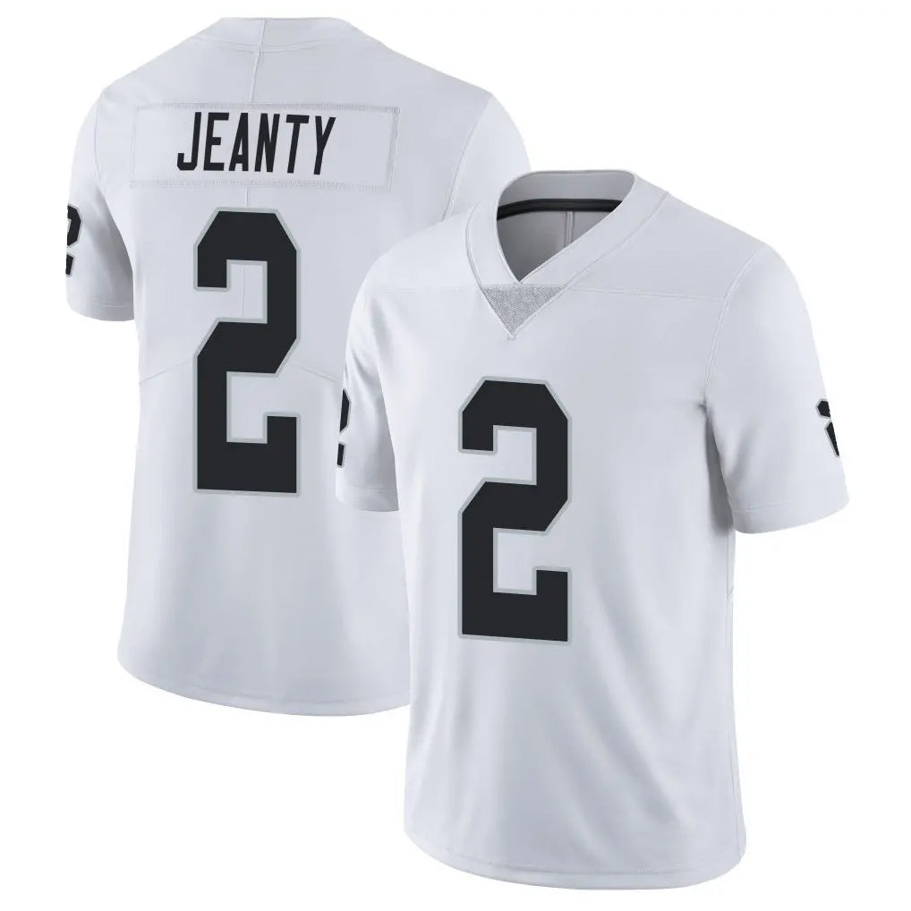 Rebec LV.Raiders #2 Ashton Jeanty Player White Limited Vapor Untouchable Home Game Stitched Jerseys